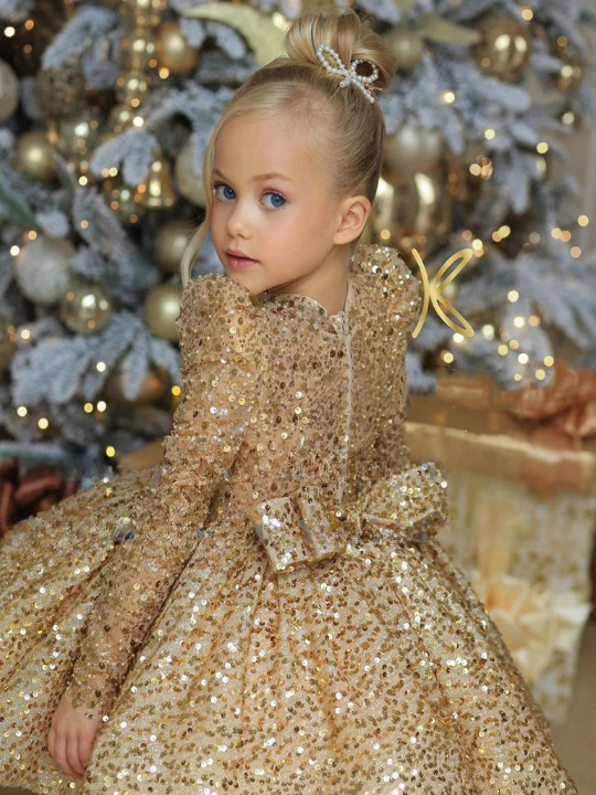 gold dress 3t Sweet Kids gold/taupe special occasion cap sleeve dress, 3T, USA made, NWT