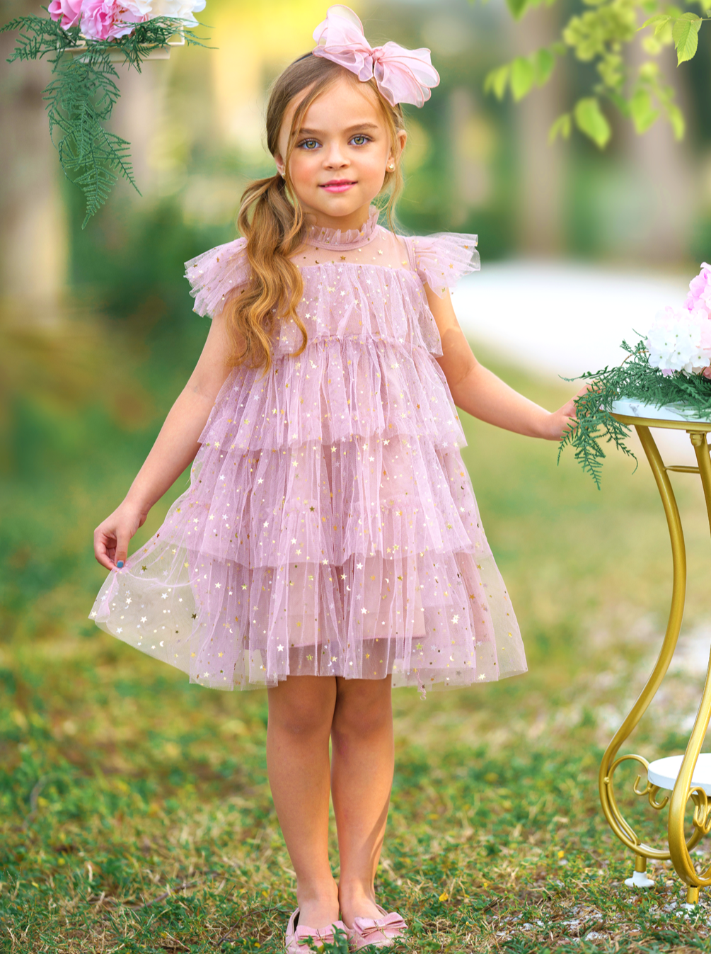 My Little Prima Tiered Tulle Dress