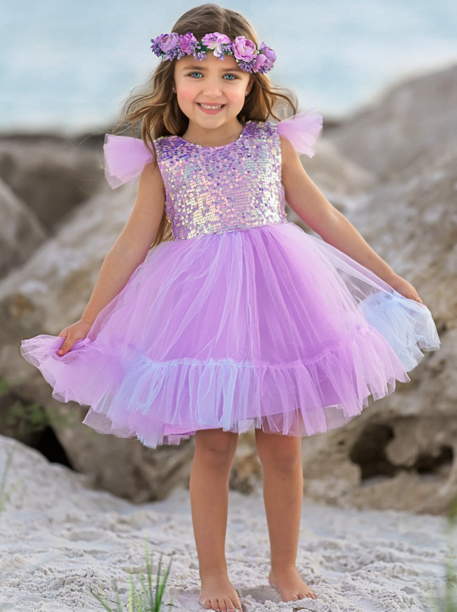 Sparkly Mermaid Twirl Tutu Dress