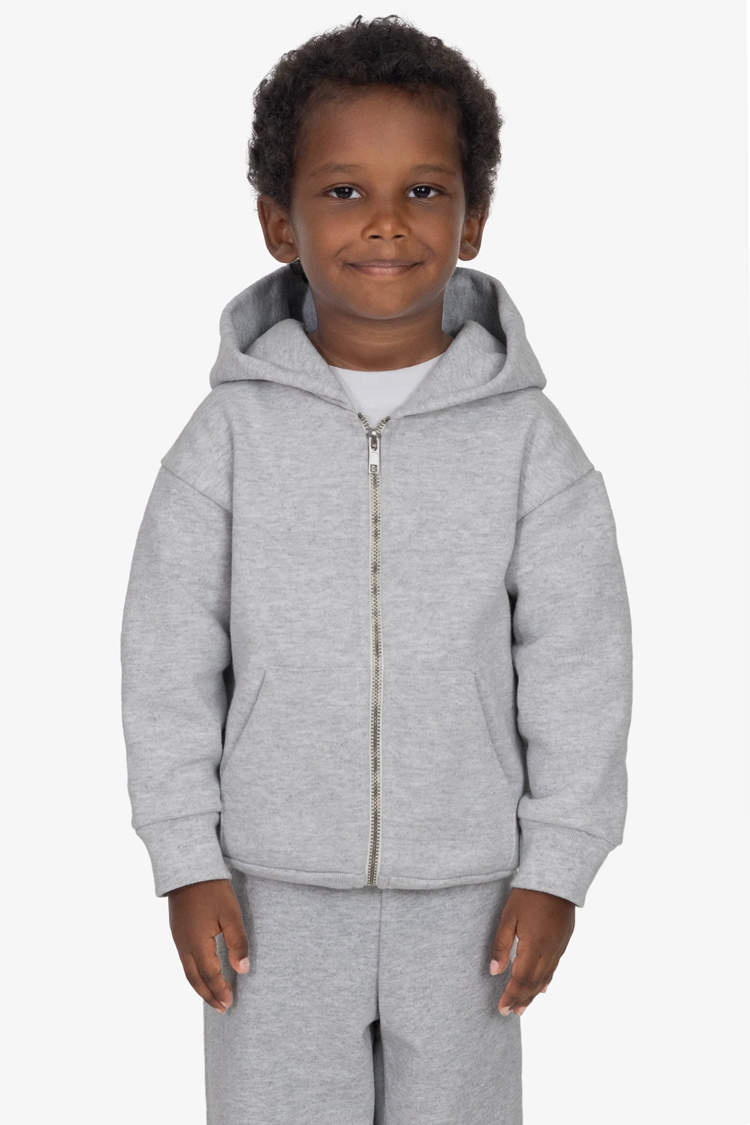 HF-110 - Kids 14oz Heavy Fleece Zip-Up Hoodie