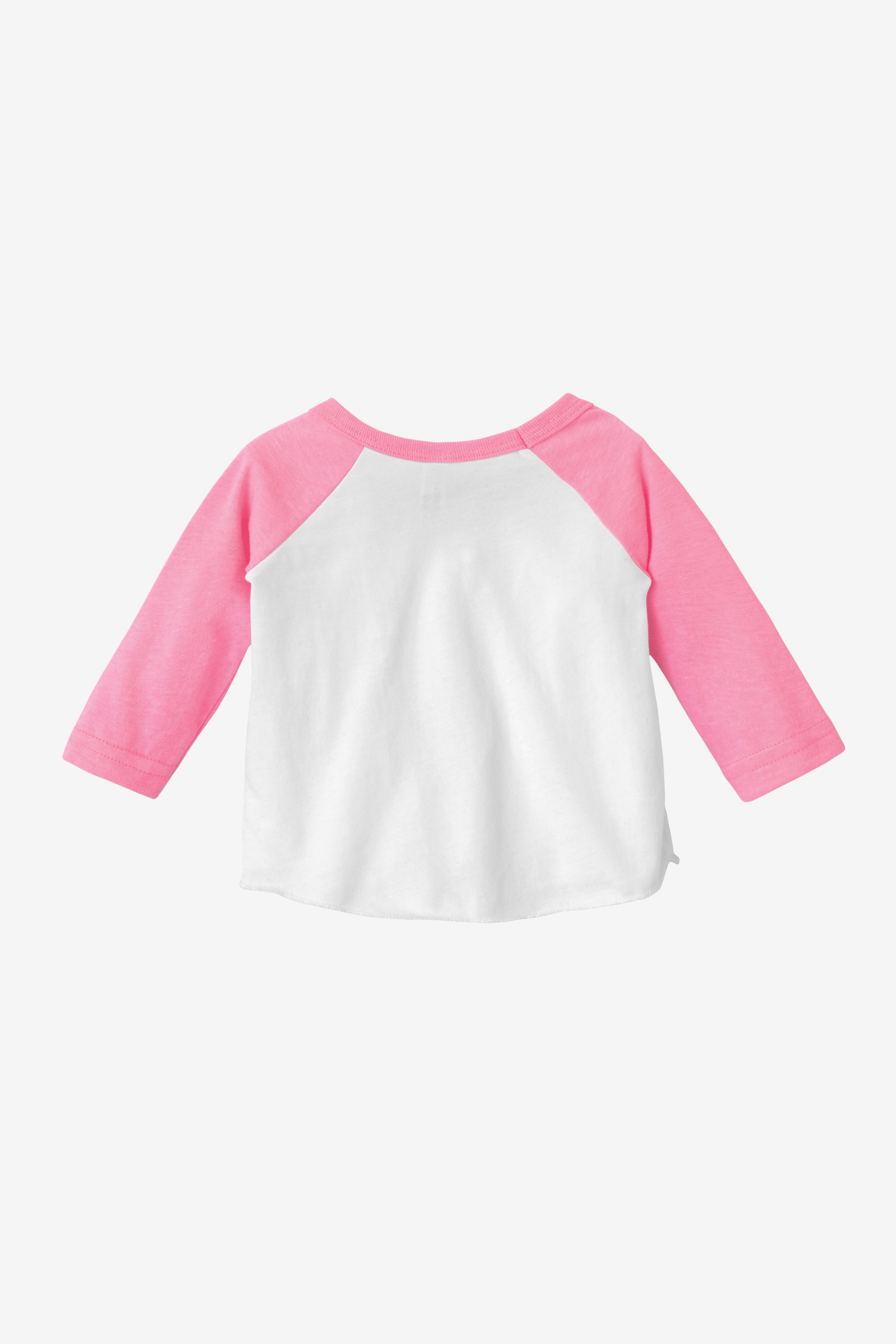 FF0053 - Infant 3/4 Sleeve Poly Cotton Raglan